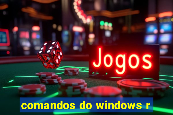 comandos do windows r